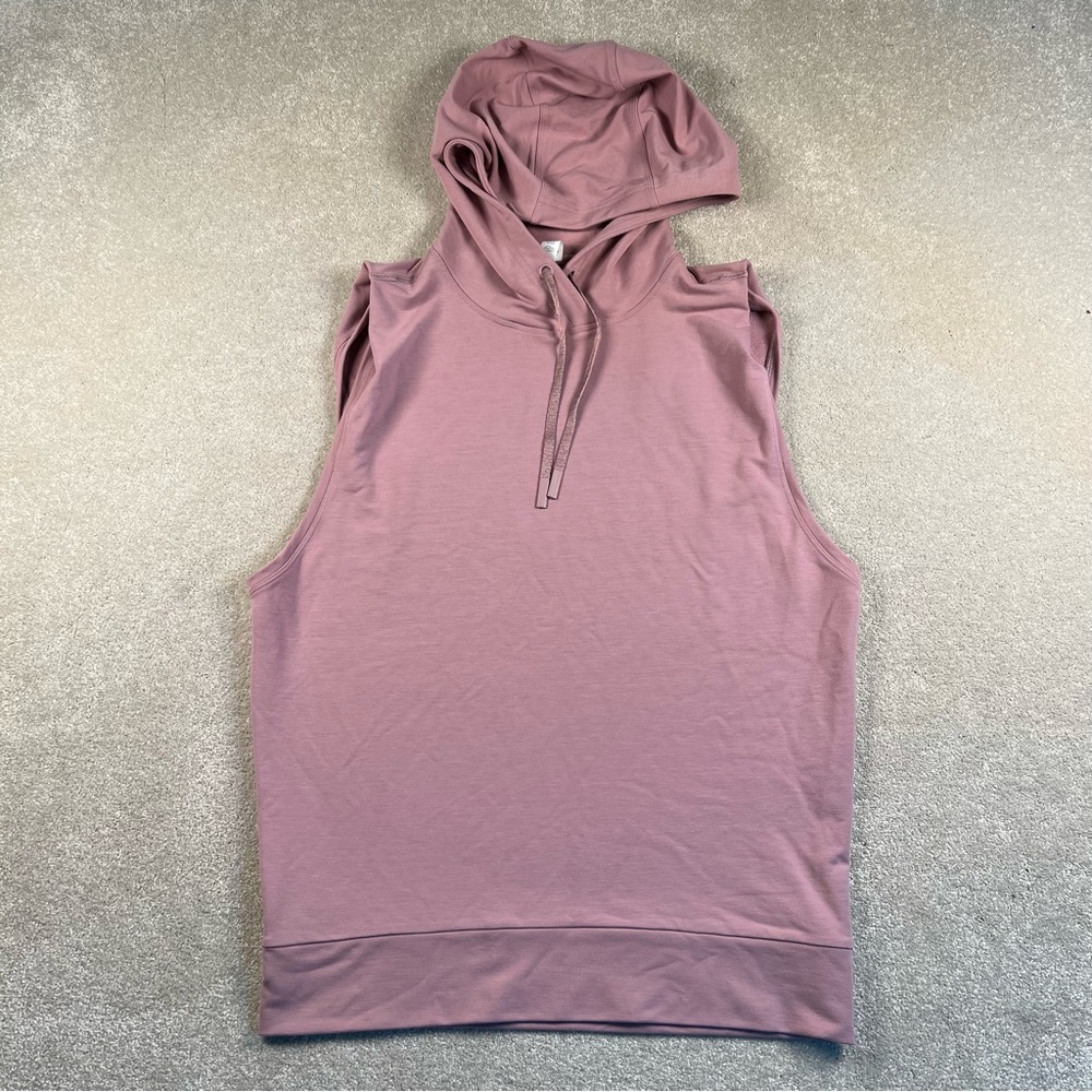 Lululemon x Barrys Hoodie Sweatshirt Sleeveless Pink Stronger As One Women 4